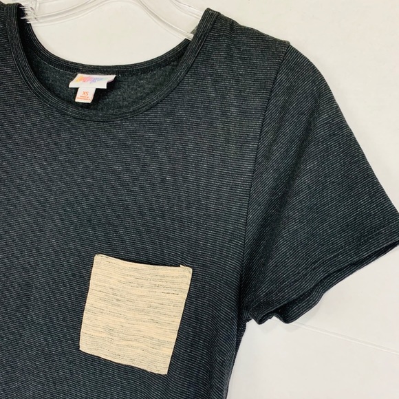 Lularoe Charcoal Gray Carly dress Hi-Low - Picture 2 of 5